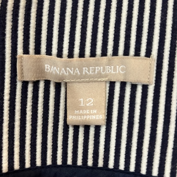Banana Republic blue and white stripe summer dress - Picture 4 of 4